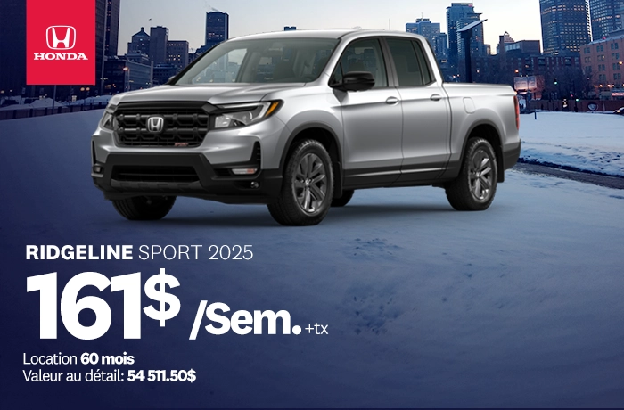 Bannière de Promotion Ridgeline Sport 2025